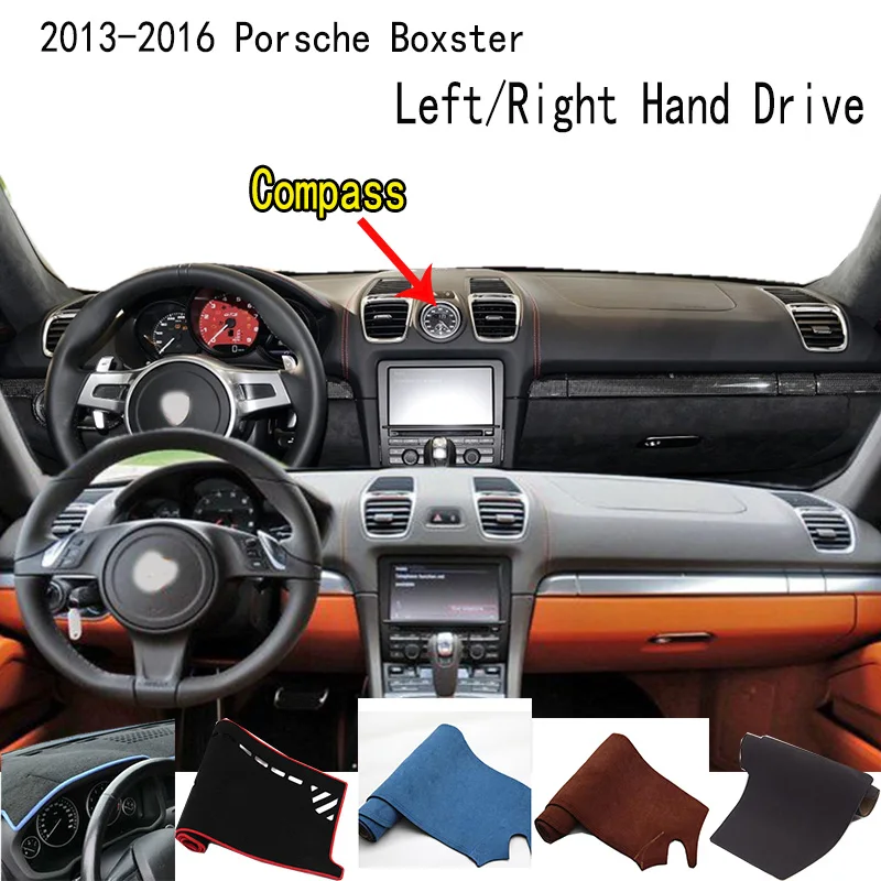 

For 2013-2016 Porsche Boxster 981 944 Accessories Dashboard Cover Instrument Panel Dash Mat Dashmat Protective Pad