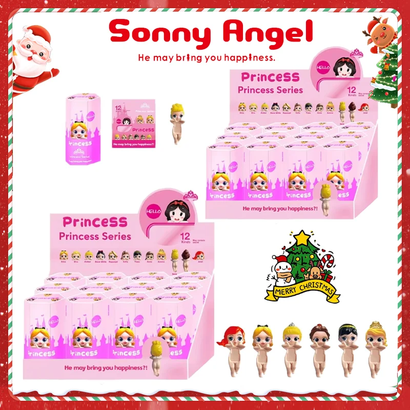 Sonny Angel Figures Princess Series Kawaii Model Collection Ornament Anime Doll Christmas Gifts Children Toys