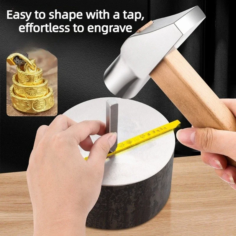 DIY  Bracelet Pattern Chisel Knife, High Hardness Mold Jewelry Processing Tool，Six Character Mantra Steel Seal