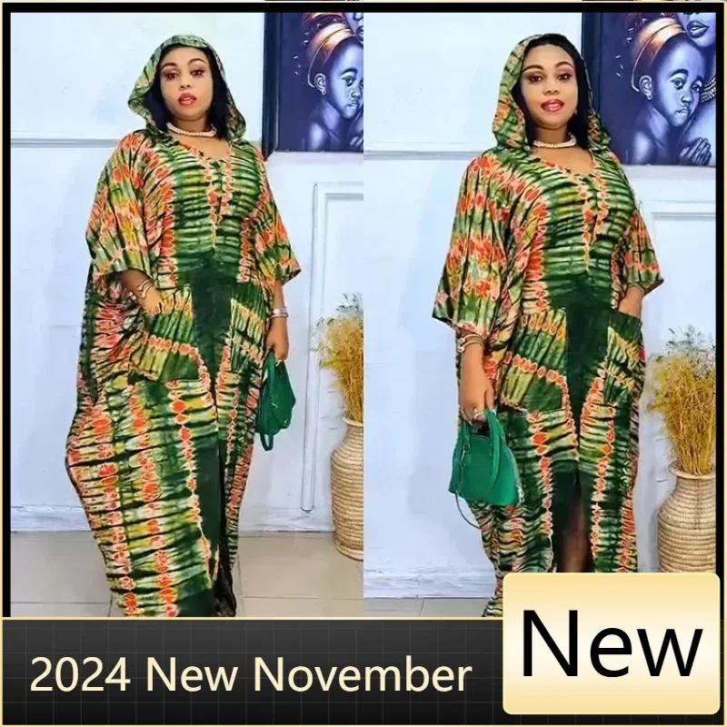 

2025 African Dresses for Women Traditional Africa Clothing Dashiki Ankara Outfits Gown Abayas Robe Muslim Kaftan Maxi Long Dress