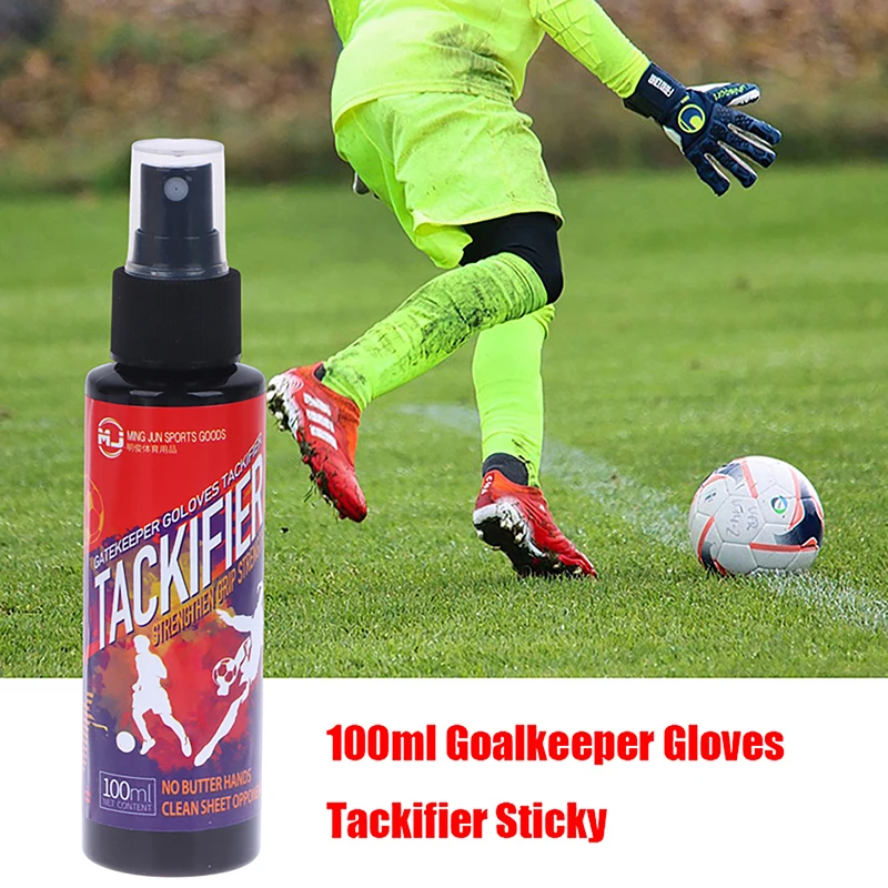 

1Pc 100ml Goalkeeper Glove Tackifier Sticky Glue Spray Grip Boost Spray Football Gloves Glue For Grip Goalkeeping Gloves