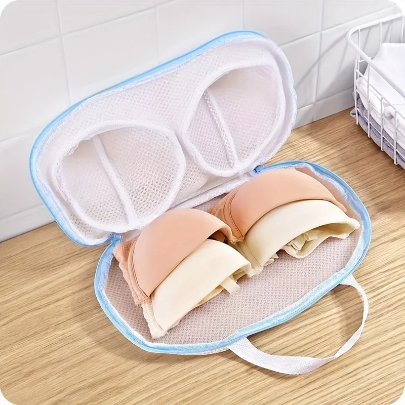 Sac à linge multi-usages anti-déformation, soutien-gorge de qualité supérieure, poudres d'entretien des sous-vêtements sûres pour la machine à laver, 1PC