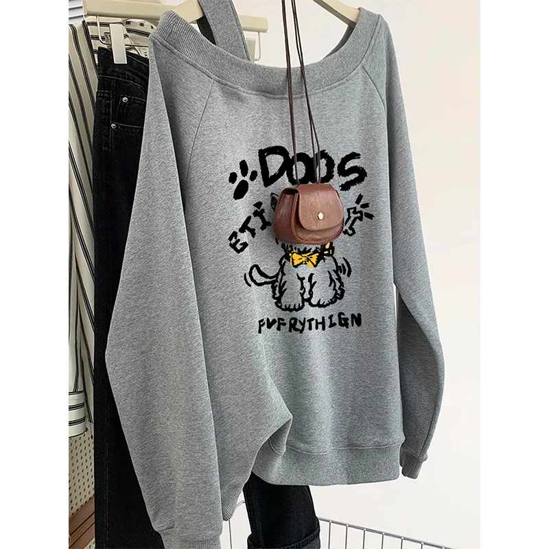 

Толстовки Молодежные женские топы на плечах Красивая укороченная основа Активная одежда Рукава для подростков Нерегулярная завязанная талия для похудения Короткая длина