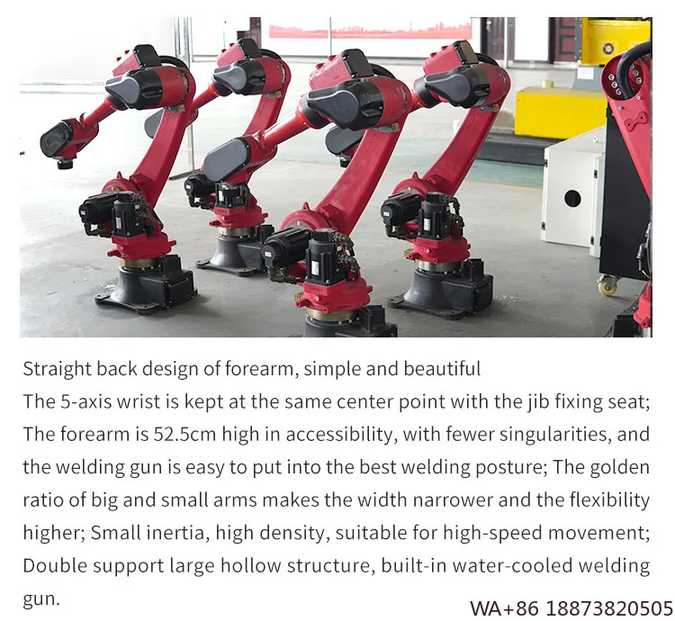 روبوت صناعي 2024 رائج البيع ذكي 6 محاور روبوت لحام حراري آلة كاملة توصيل مجاني خالي من القلق ما بعد البيع #3