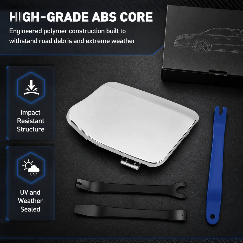 ABS Tow Hook Cover 1668851223, MB1029126 Towing Eye Cover for ML250 Bluetec 4Matic 2015 / ML350 2012-2015 / ML400 4Matic 2015
