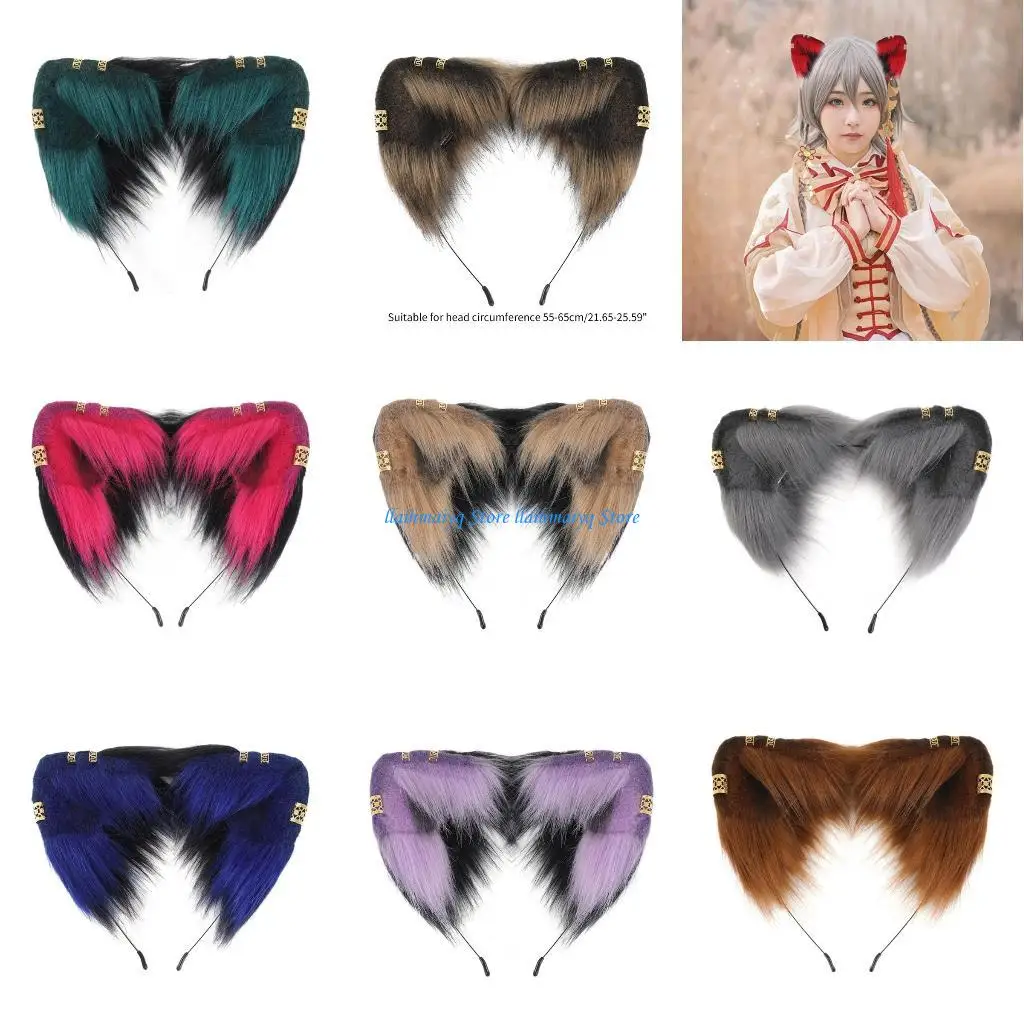 

573B Lovely Headband Cartoon Ear Hair Hoop Hairband for Woman Girls