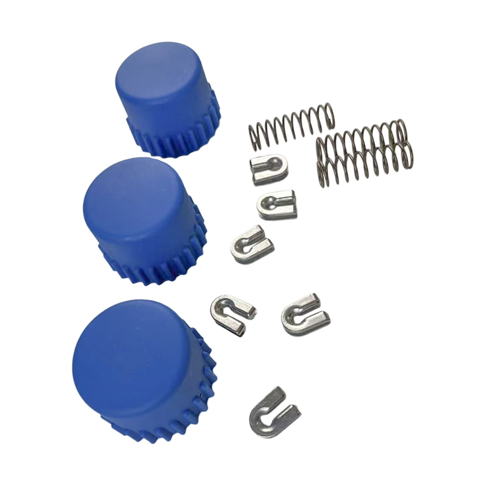 3pcs T35 Bump Knob Trimmer Head with 6pcs Eyelets and 3pcs Spring Chainsaw Parts Fit for Husqvarna/ECHO/REDMAX/STIHL/SHINDAIWA