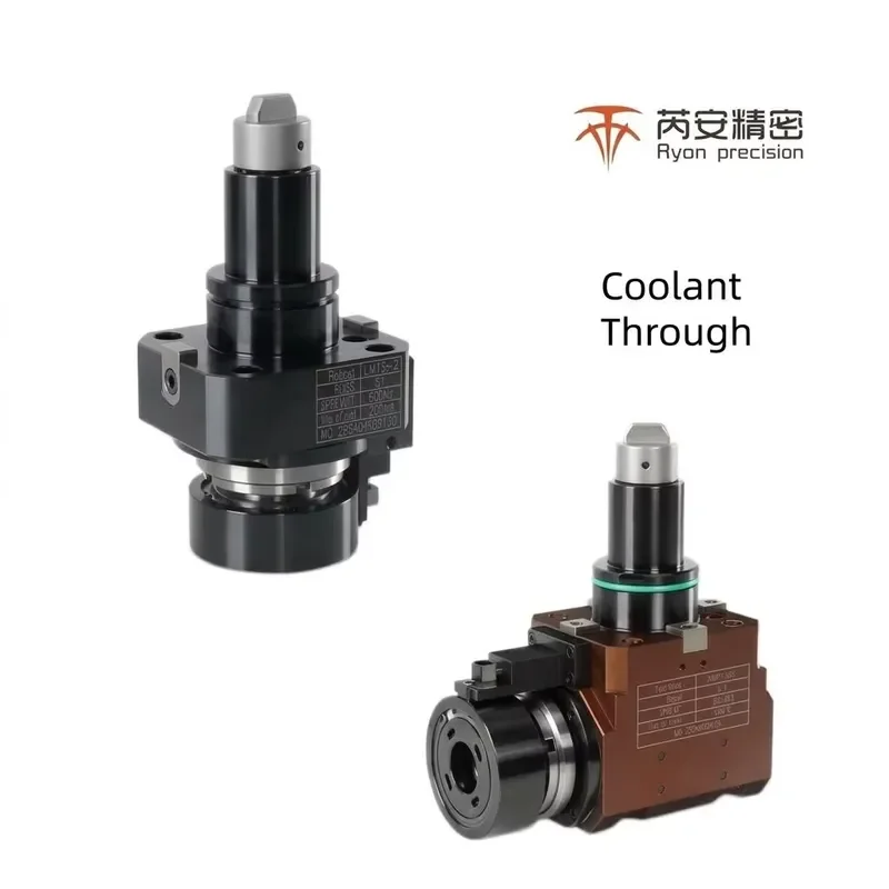 Ryan BMT Series 0 & 90 Degree Center Coolant Through Driven Tool Holder Radial/Axial Live Tool Holder for CNC Lathe Machine