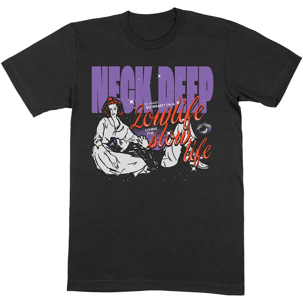 Neck Deep Lowlife Couple Black T Shirt Official