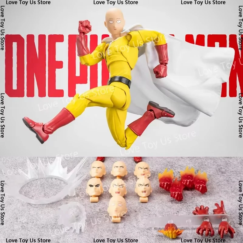 

KAIYODO Amazing Yamaguchi Revoltech ONE PUNCH-MAN Saitama Action Figure PVC Statue Anime Toy Ko Model Collection Decor Gift