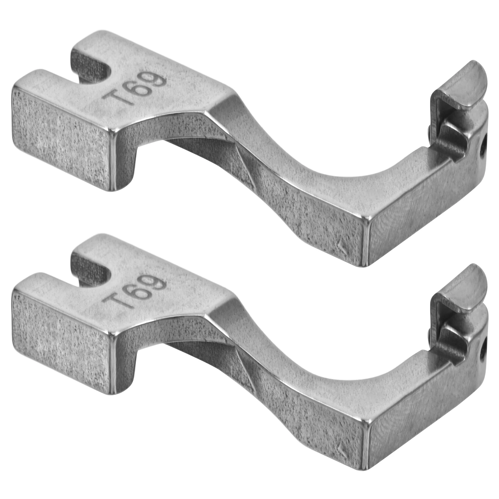 

2pcs Invisible Zipper Presser Foot Adjustable Steel Slot Single Side Sewing Machine Feet Universal Compatibility