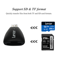 Original Lexar 450U Multi 2 in 1 USB 3.1 Type A Card Reader Support SD/Micro SD Card Memoria Card Reader For MicroSDHC/SDXC