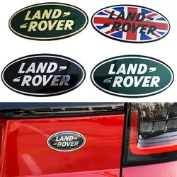 3D Logo Land Rover Badge Car Front Grille Emblem Rear Trunk Sticker For Land Range Rover Discovery Evoque Defender Accessories