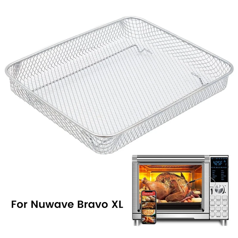 سلة مقلاة هوائية لـ Nuwave Bravo XL ، فرن خبز حراري 30 لتر ، ملحقات بديلة منزلية