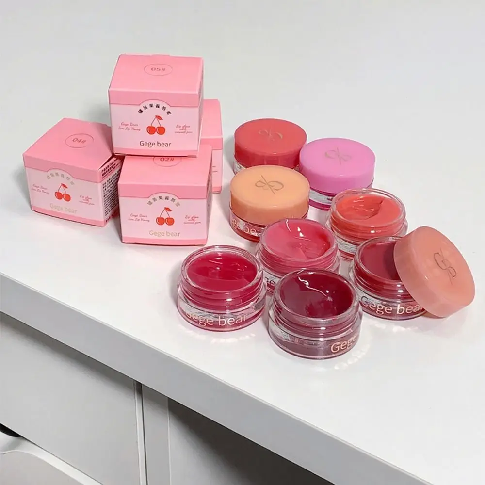 Barras de labios de gelatina hidratante dulce, brillo de labios ligero de agua hidratante de larga duración, sin decoloración, maquillaje de esmalte de labios húmedo