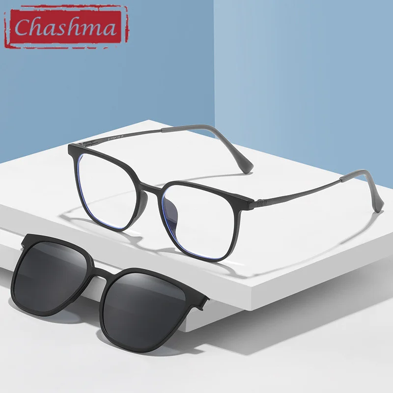 Chashma Prescription Glasses Magnet Women Clip Sunglasses Light Ultem Titanium Optical Eyeglasses Frames Polarized Men Spectacle