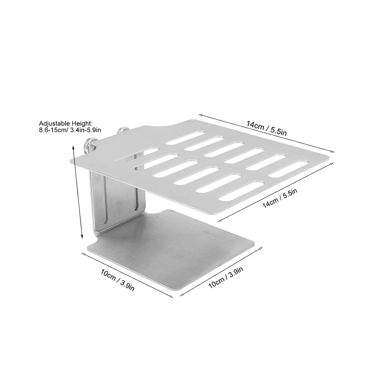 رف ميزان القهوة رف وزن القهوة المدمج المقاوم للحرارة من الفولاذ المقاوم للصدأ شديد التحمل لرف وزن القهوة - له