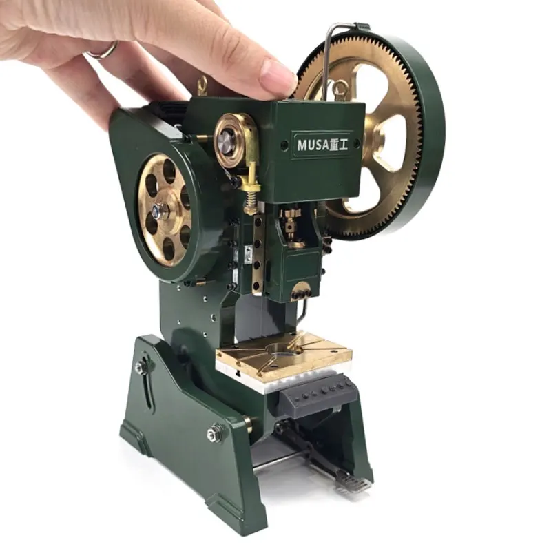 MUSA Mini Stamping Model Metal Single Punch Continuous Punch Press Model Small Punch Press