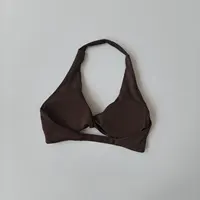 Soutien-gorge de sport push-up sans armatures pour femme, soutien-gorge de fitness à col halter, haut de yoga sexy, tenue d'été sexy 6