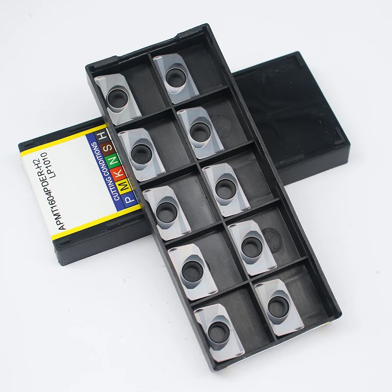

APMT1604PDER H2 Milling Inserts 100% Original Carbide Inserts Milling Machine Tools For Stainless Steel and Steel