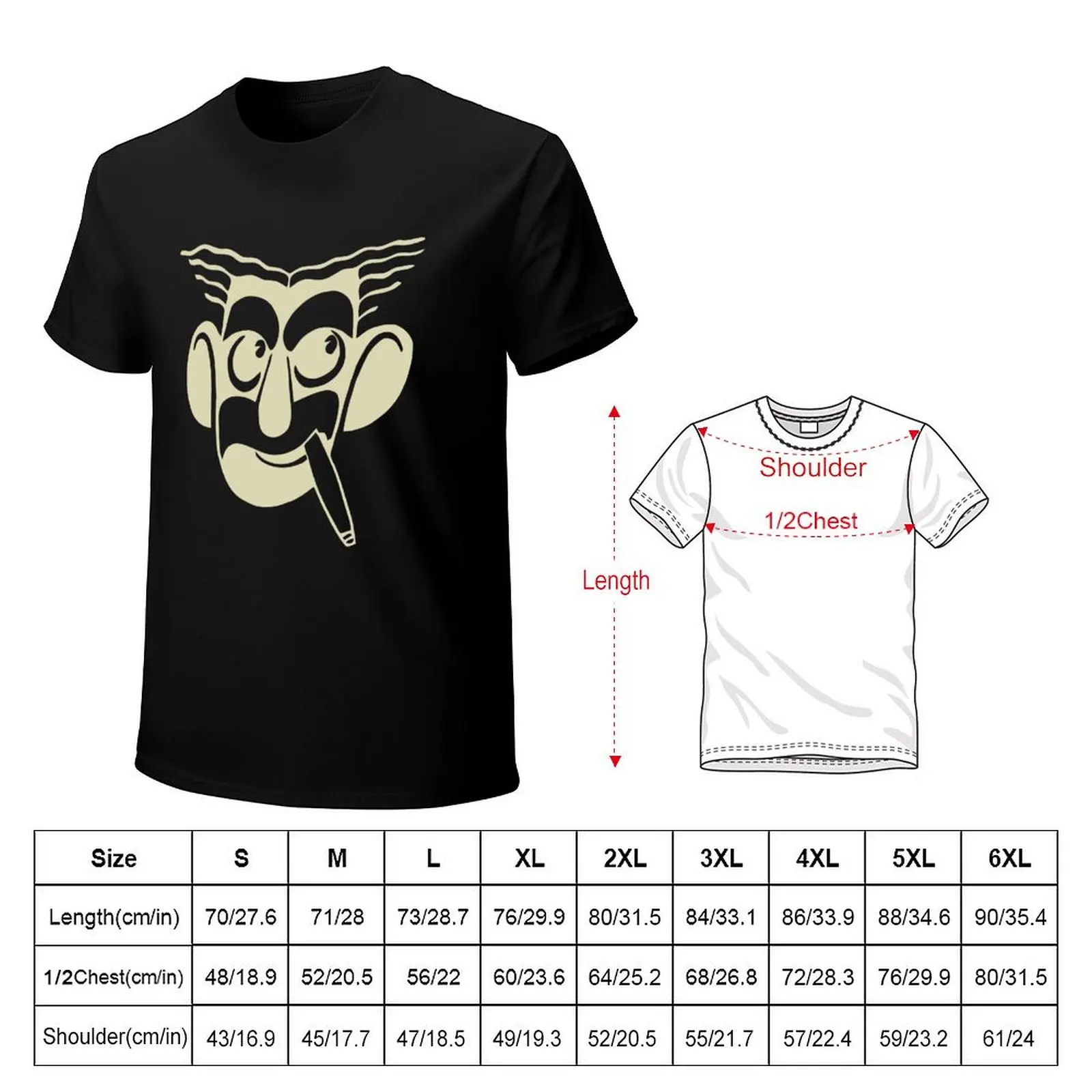Groucho Marx 16 T-Shirt Work Wear Breathable Tee