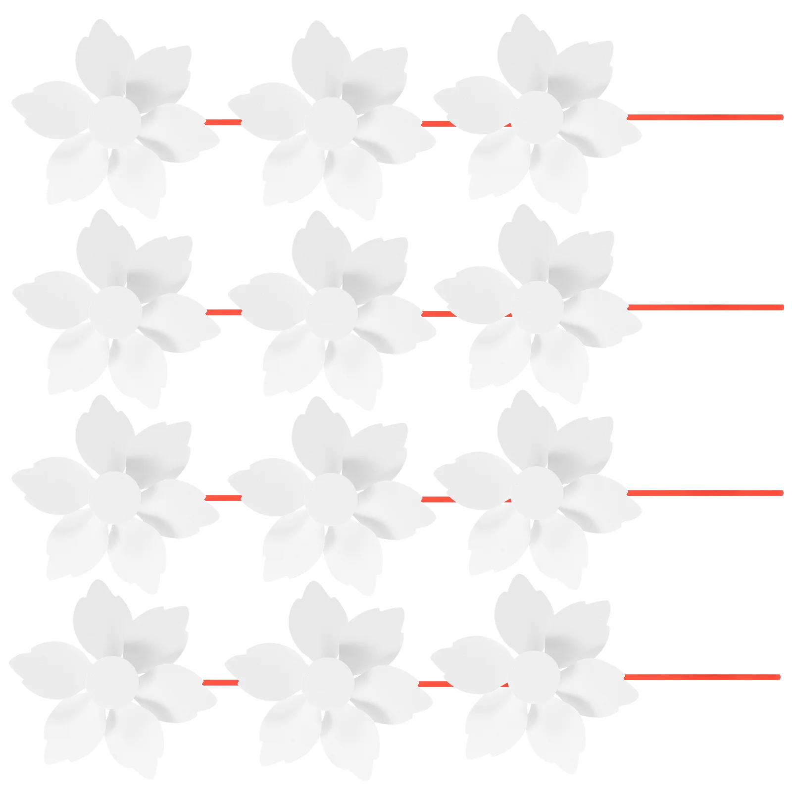 Kit de pintura Diy en blanco para niños, molino de viento de papel sin terminar, recuerdos de fiesta al aire libre, molinetes de papel en blanco, actividad artesanal, 12 Uds.