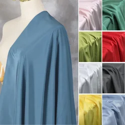 3/5/10m Solid 16 Momme Silk Cotton Fabric for Summer Dress,Shirt,Silk Lining Cloth Material,Black,White,Navy,Blue,Green,Red,Pink