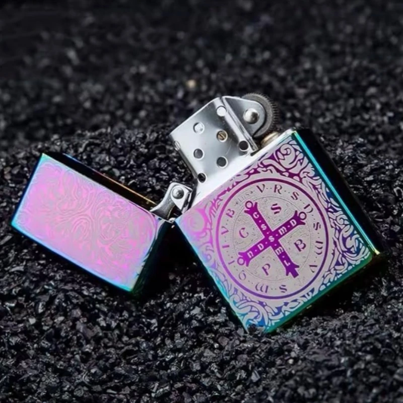 

Ultra-thin Brass Lighter: Grinding Wheel, Windproof, Square Angle & Smooth Machine, Personalized Creative Style Tool