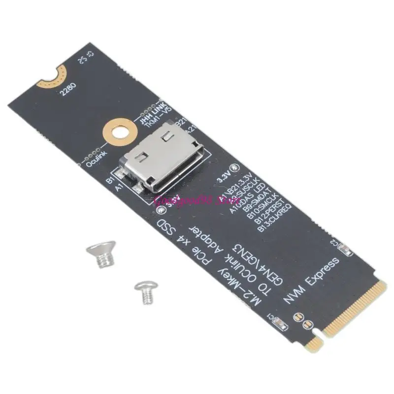 M.2 NVME إلى U.2 Oculink SFF-8612 محول PCIE NGFF بطاقة محول GEN4