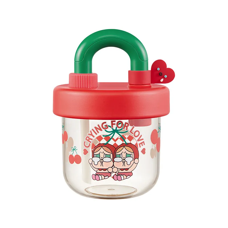 

POPMART CRYBABY Серия «Слёзы Бога»: Термокружка-поильник с соломинкой, подарочная, для воды