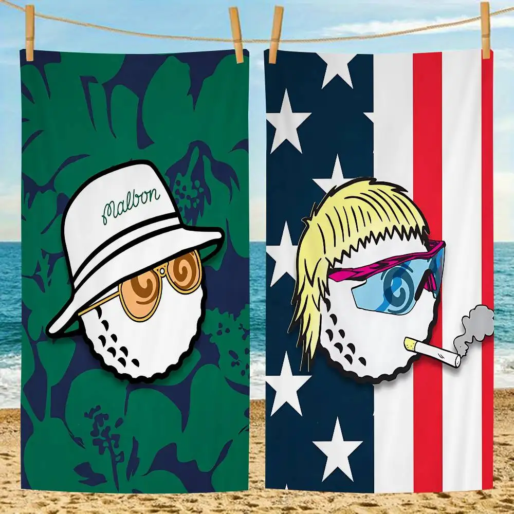 Fashion G-Golf brand M-Malbon Beach Towel Colorful Bath for Girl Microfiber Quick Dry Custom Sand Free Beach Yoga Spa Gym Pool