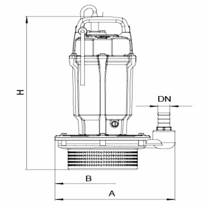 DP15-14-1.1 مضخة مياه الصرف الصحي تيار مستمر بدون فرش السيارات المدمج في القاطع والنمام للري/الصرف
