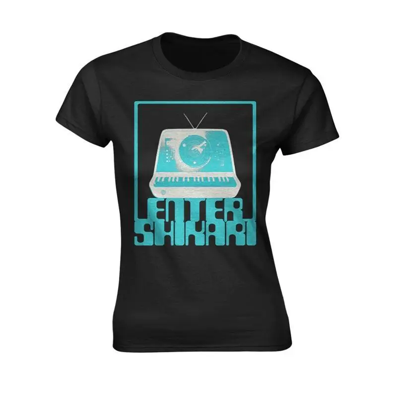 ENTER SHIKARI - SYNTH SQUARE BLACK T-Shirt, Girlie Womens: 16
