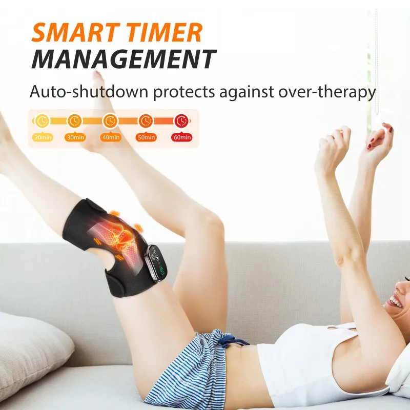 【بيع 24 ساعة】تسخين لاسلكيًا لمدلك الركبة مع وظيفة التسخين، ساخن لتغليف دعامة الركبة لتخفيف الكتف #5