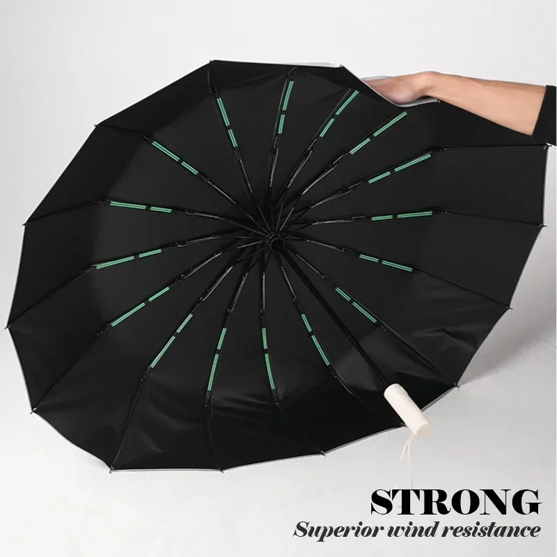 Xiaomi 16K Double Bones Large Umbrella Windproof Compact Umbrellas Automatic Fold Business Luxury Sun Rain Umbrella Travel