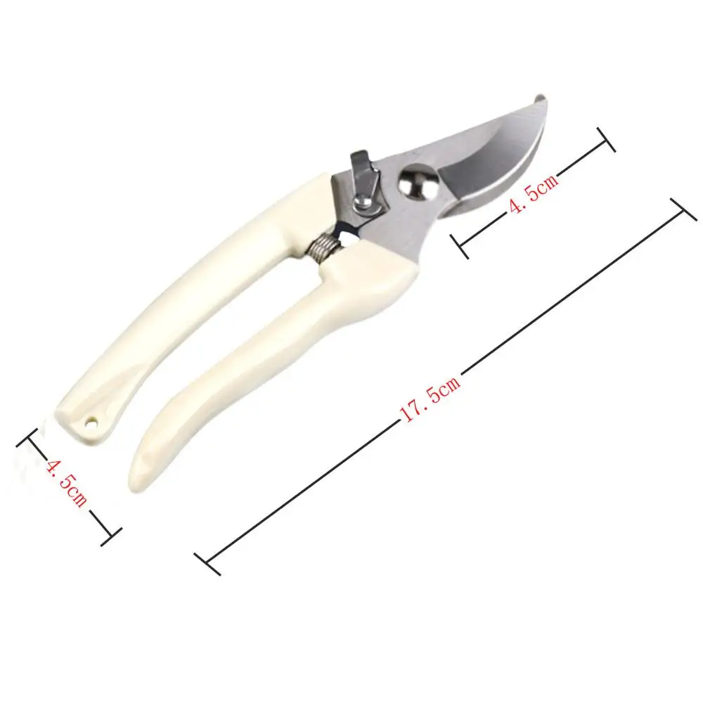 Drtools-tijeras de podar de acero inoxidable para el hogar, juego de herramientas antideslizantes para cortar árboles y jardinería, 17cm