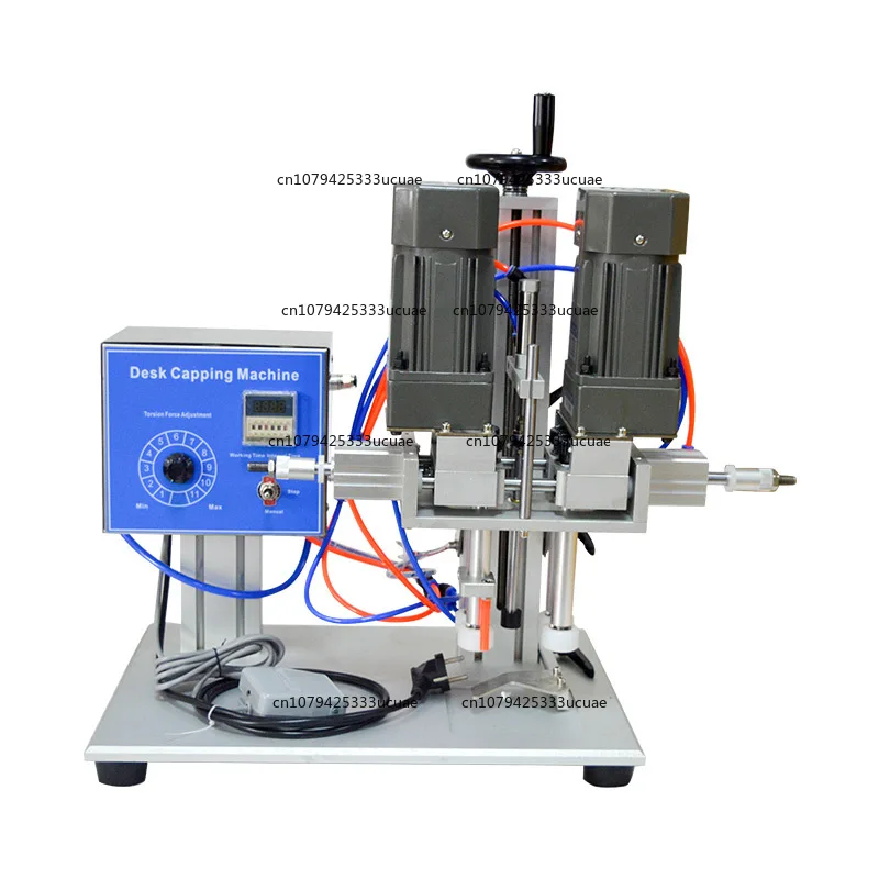 

Настольная автоматическая укупорочная машина, укупорочная машина для триггеров, поворотная герметизация, пластиковая стеклянная капельница, сумка для укупорки бутылок, новинка 2023 г.