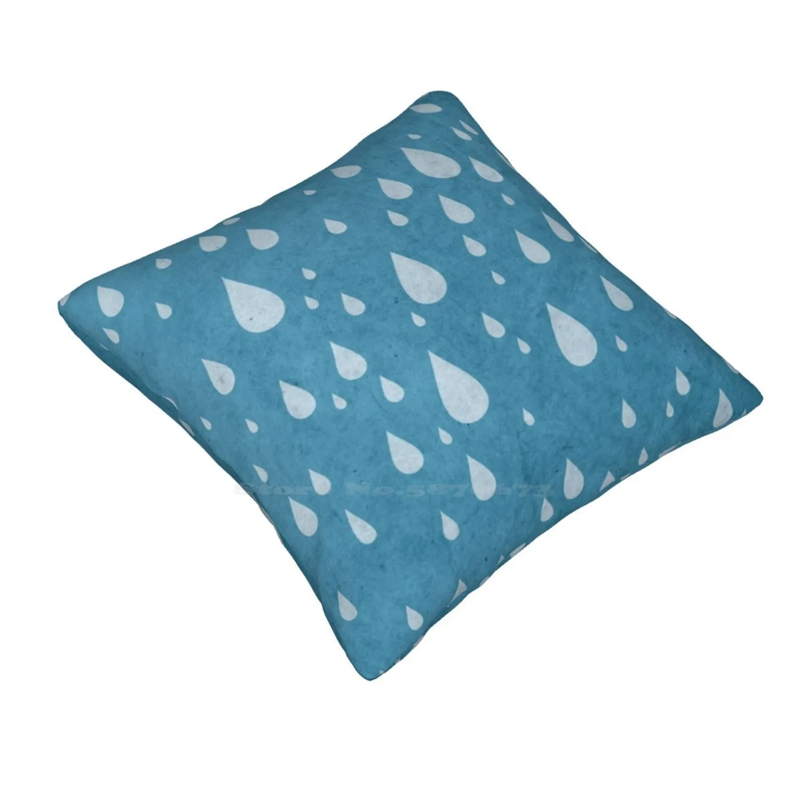 Raindrops Or Tears ? Home Sofa Car Cushion Cover Pillowcase Pets Squirrel Candy Ice Cream Wildlife Rain Drops Tears Kids