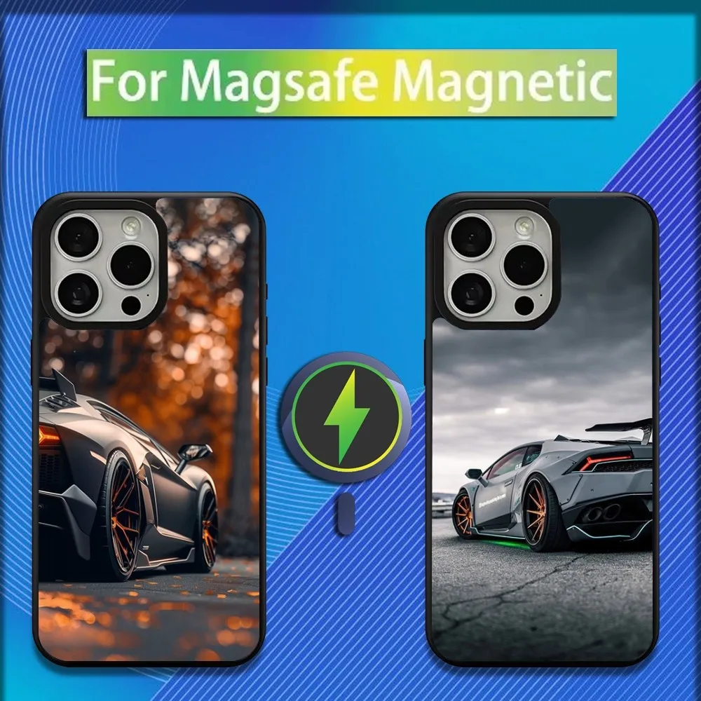 

Game Luxury Sports Car Phone Case For iPhone 16,15,14,13,12,11,Plus,Pro,Max,Mini Magsafe Magnetic Wireless Charging