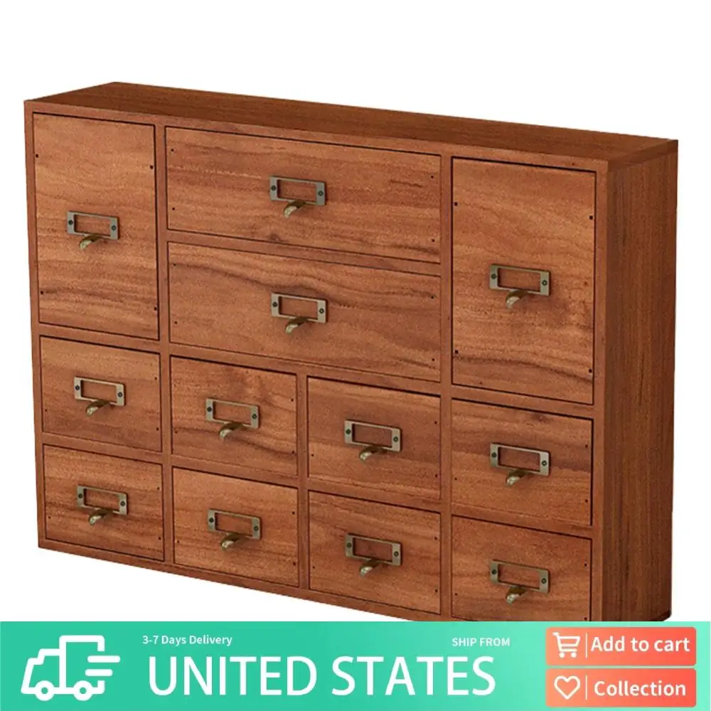 

Аптечный шкаф на 12 ящиков с выдвижными секциями, настольный аптечный шкаф-органайзер, шкаф для хранения медицинских принадлежностей, ящик для хранения