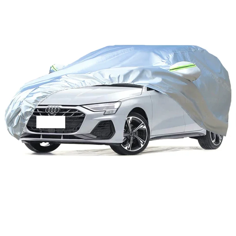 For Audi A3 Car Cover Outdoor Protection Covers Snow Sunshade Waterproof Dustproof Exterior UV Car Accessories