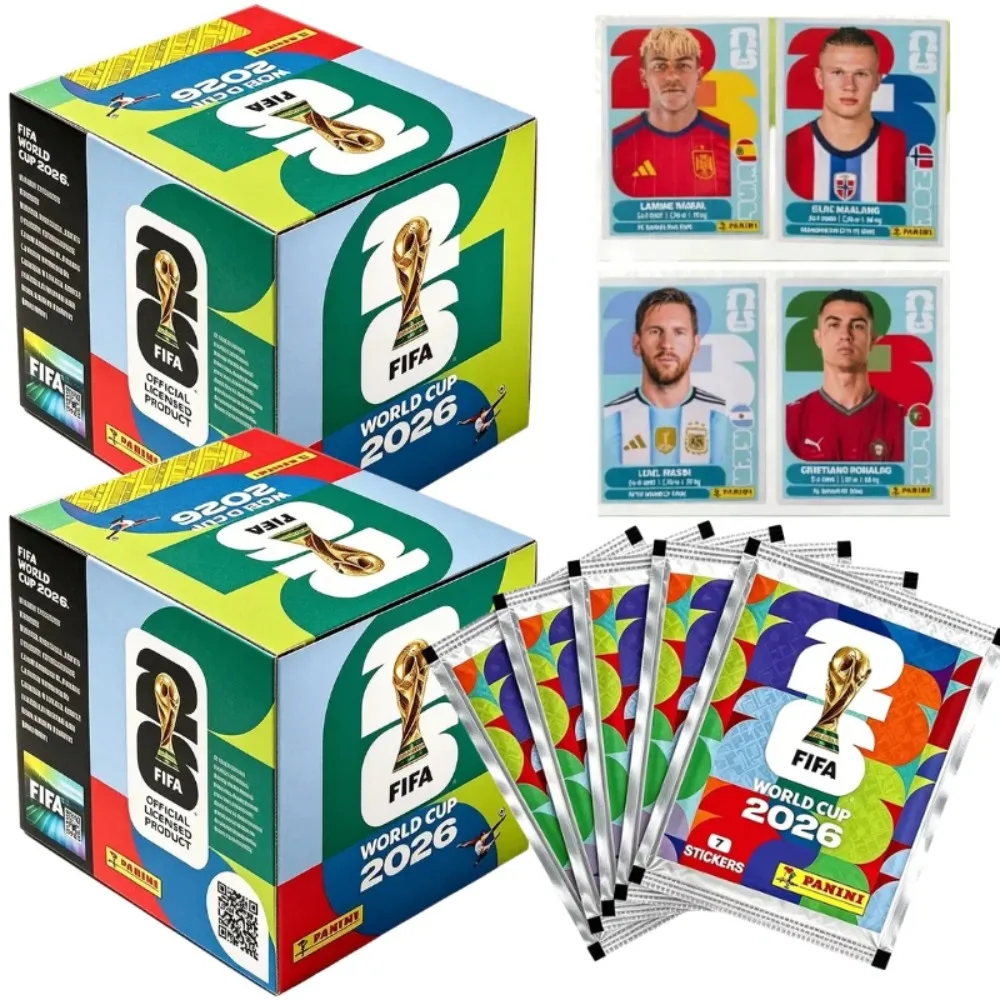 

Panini Official 2026 FIFA World Cup Soccer Stickers, Limited Edition Sticker Packs + Collecting Album Fan Memorabilia Set