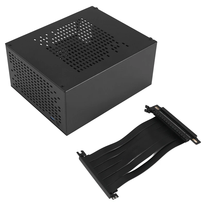 

A07 Mini ITX Корпус компьютера Корпус HTPC Корпус USB3.0 ITX Корпус с удлинителем видеокарты