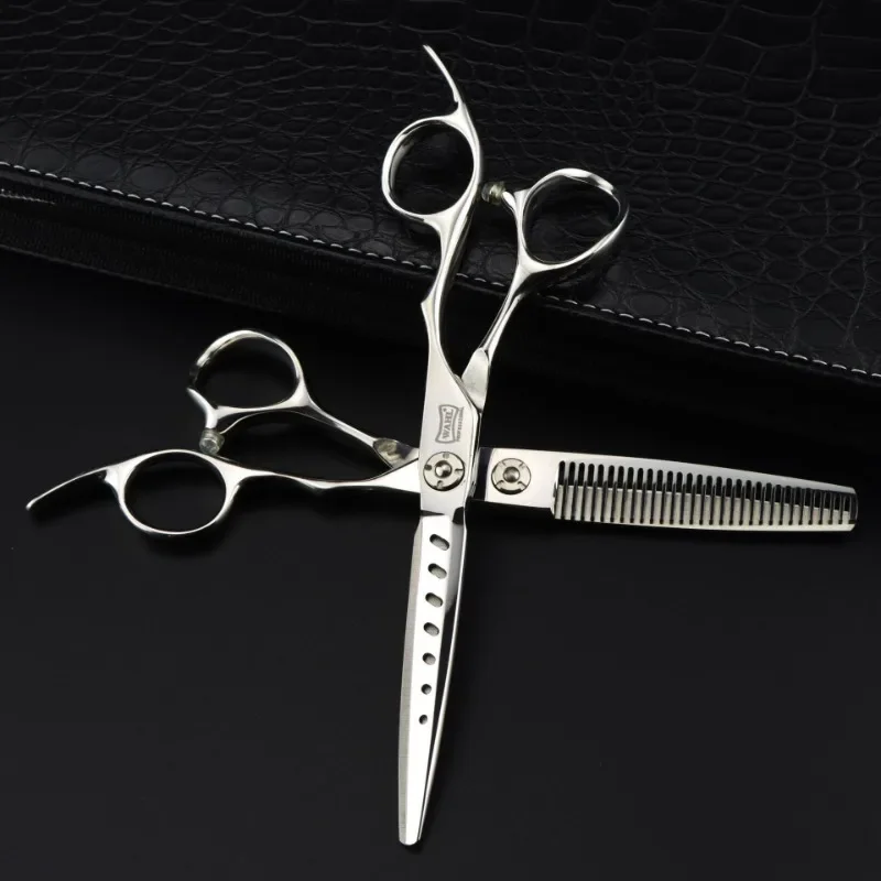 professional Damascus 6 '' hair scissors hair cutting scissor barber tools haircut thinning shears set hairdressing scissors