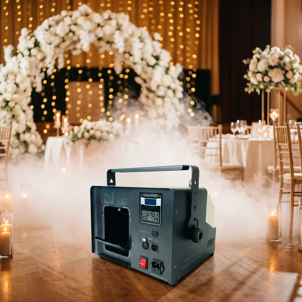 

1500W Water-Based Haze Machine DMX512 Stage Hazer Fog Machine Wedding Concert Party Remote Control Eco-Friendly
