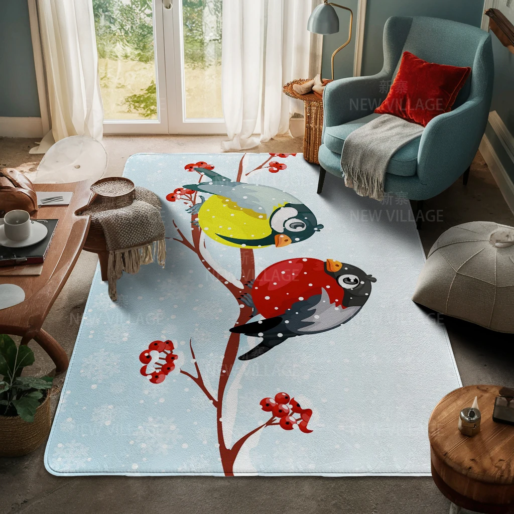 House entrance carpet Home door mat Living Room Bath Foot bathroom non-slip water absorption rugs bath Merry Christmas winter