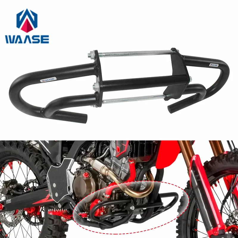 waase For Honda CRF250L CRF300L CRF 250L 300L Rally 2022-2025 Engine Bumper Guard Frash Stunt Cage Crash Bar Frame Protector