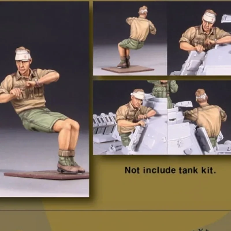 

1/35 Scale Historical Military Resin Soldier Figure Model Kit Tank Crew Summer 1 figures Unassembled and Unpainted DIY Toys 095x