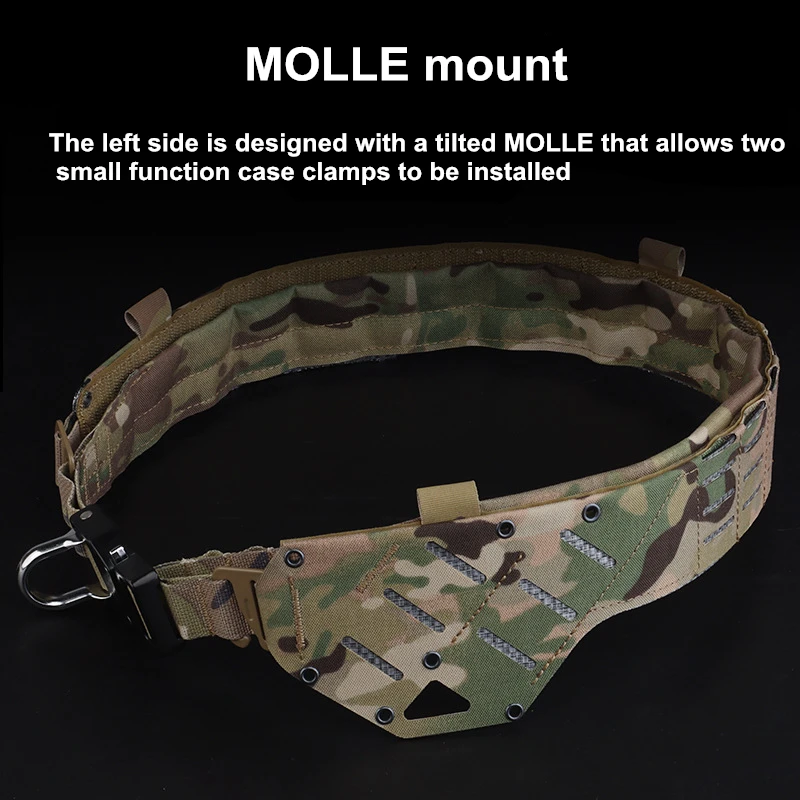 Pas ARC Szybko zwalniana metalowa klamra Cobra, pas bojowy Molle Mount Pistolet Magazine Pouch Holder Belt