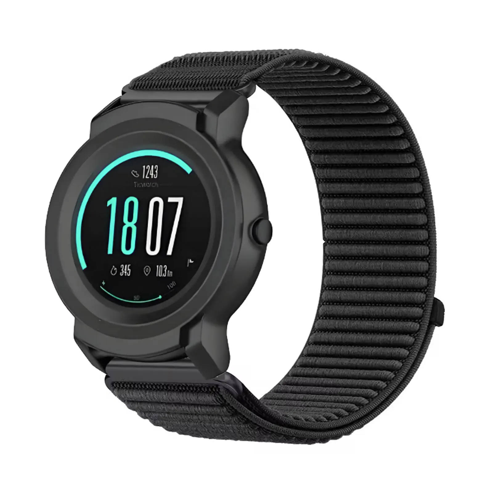 

Nylon Bands for TicWatch Pro 3 Gps/Pro 3 Ultra/Pro S/E2/S2/S3/GTX Band, Elastic Soft Velcro Nylon Strap